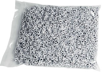 Pearl 'n Fun Letter mix 7mm 500g