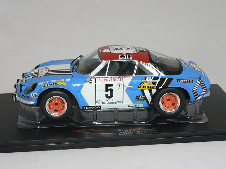 Renault Alpine A110 #5 ( Tour de Corse 1973 JF.Piot/J.de.Alexandris)  1:18  Ixo