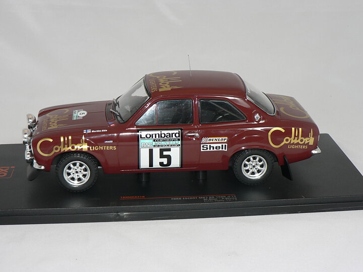 Ford Escort MK1  RS 1600 # 15 ( RAC Rally 1974 M.Alen/P.White )  1:18  Ixo