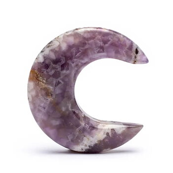 Moonshaped Worry Stone Amethyst