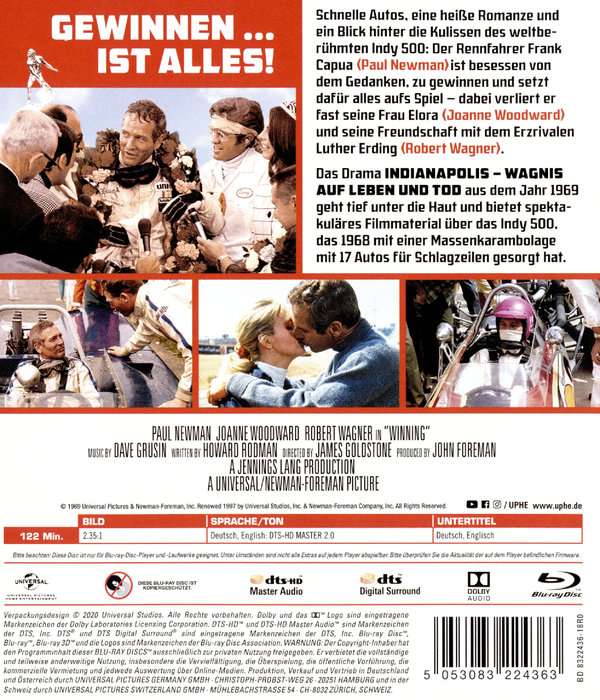 Winning (ej svensk text) (Blu-ray) - 2