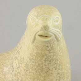 Gunnar Nylund (1952) White Seal Sculpture 22cm