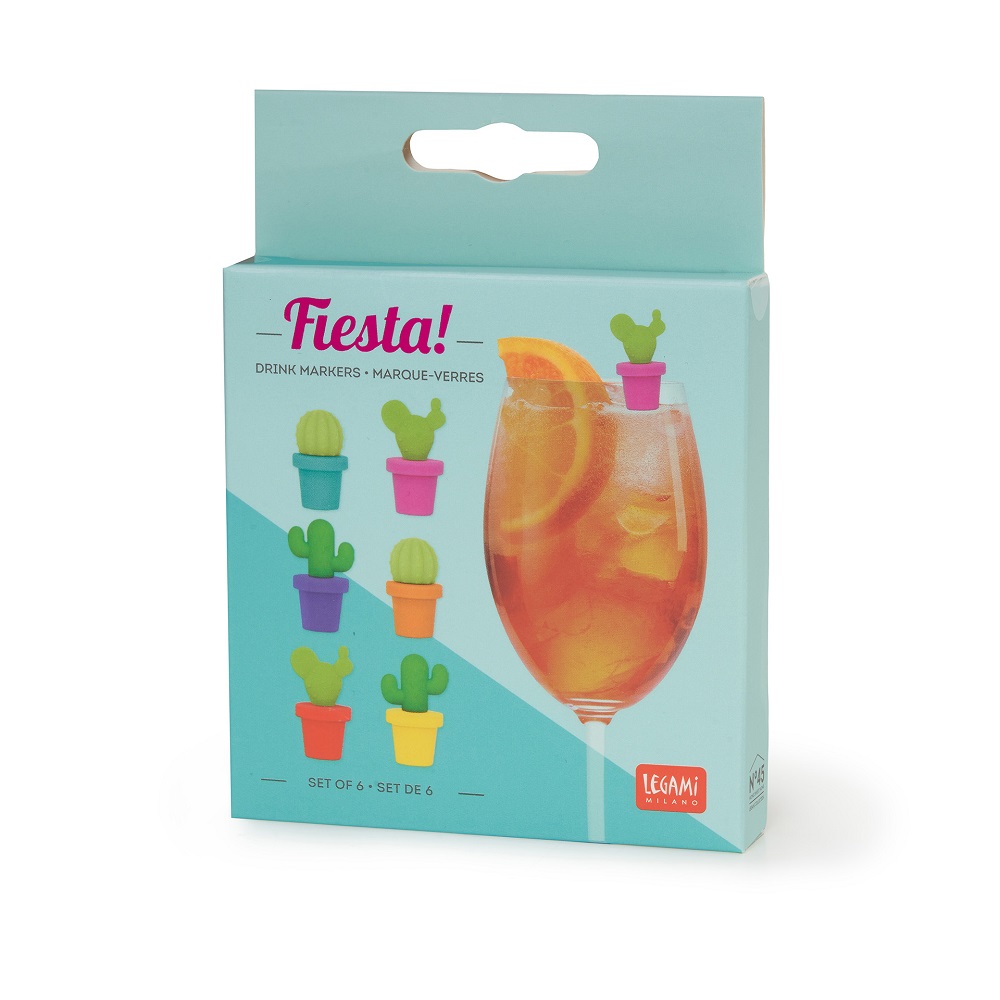 Drink markers, Fiesta - set med 6 st. - 4