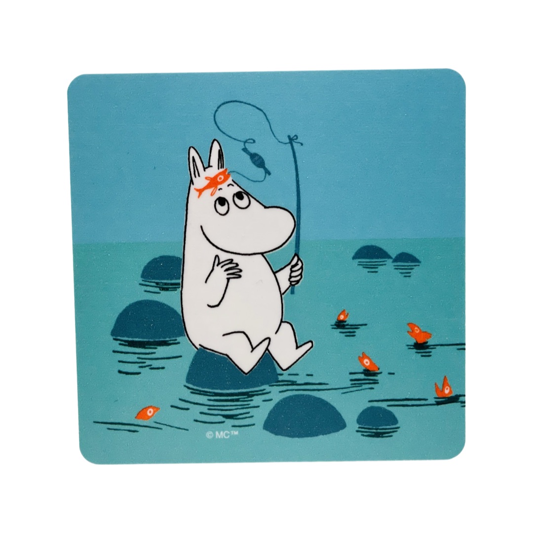 Mumin Glasunderlägg - Gone Fishing