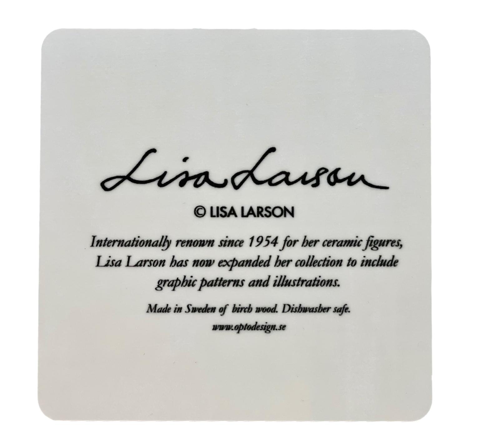 Lisa Larson - Glasunderlägg - Felix Röd - 2