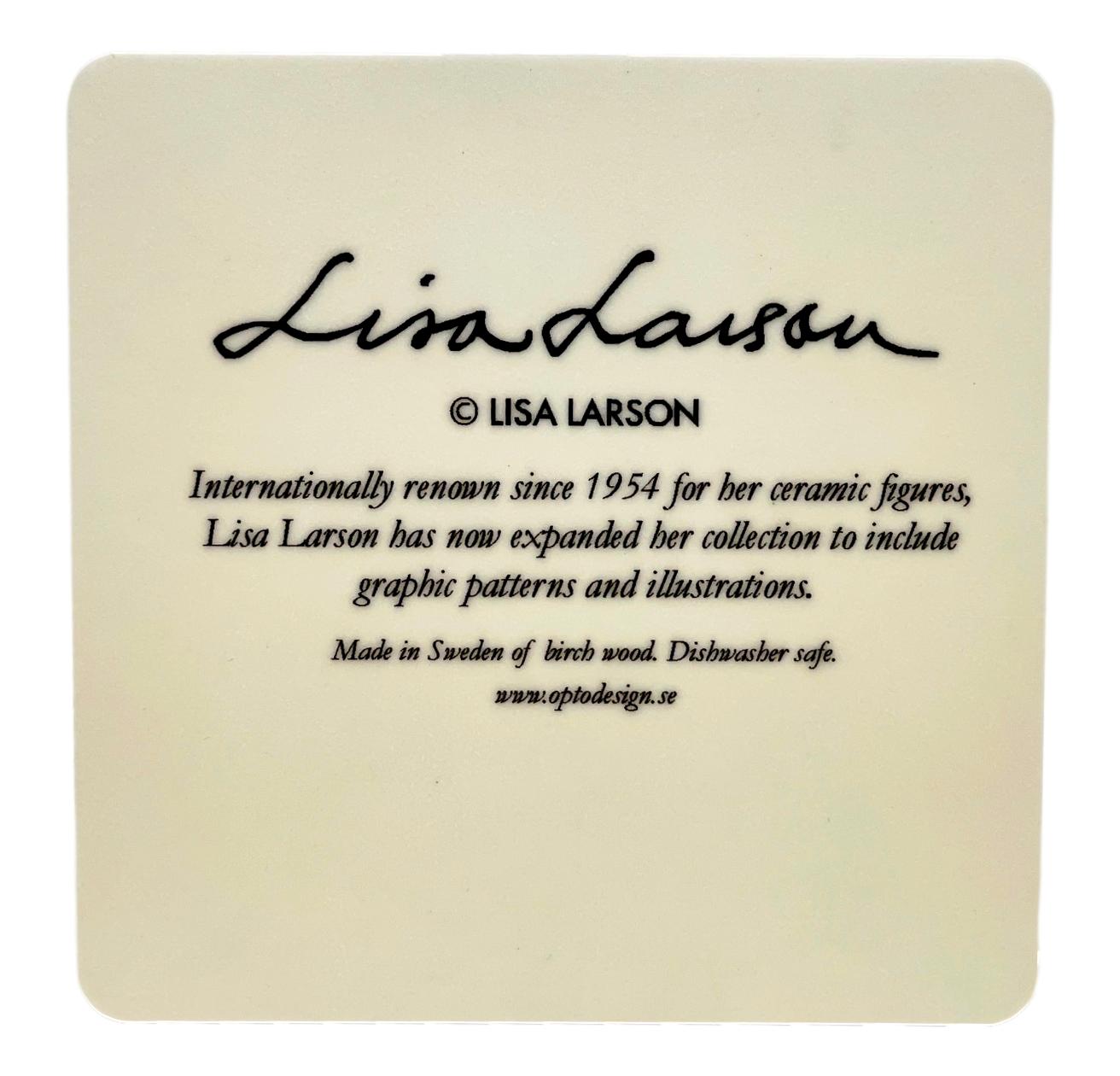 Lisa Larson - Glasunderlägg - Leo Blå - 2