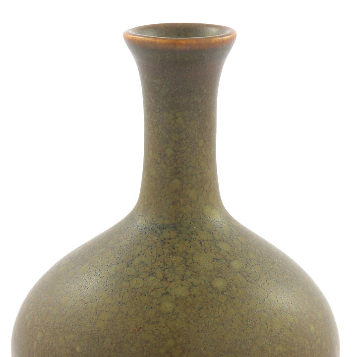 アンニッキ・ホヴィサーリ アラビア社 モスグリーンの花瓶 Vase  1960年代  10cm