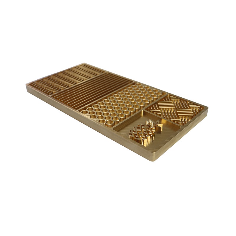 Brass ice stamp tray