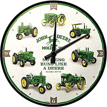 Wanduhr John Deere. (31 cm)