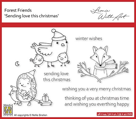 Forest Friends "Sending love this Christmas"