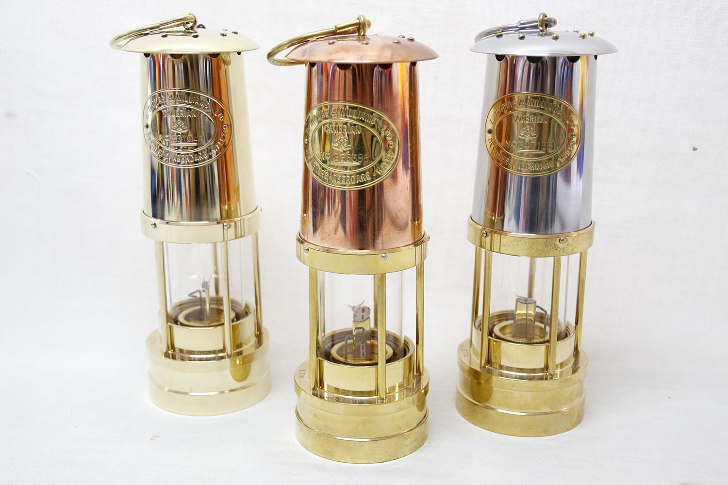 Mining Lamp Three Versions