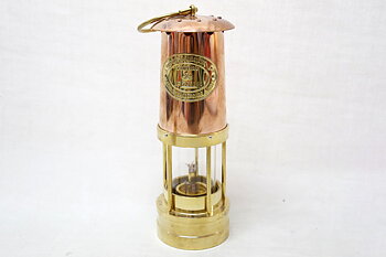 Mining Lamp Copper 25 cm
