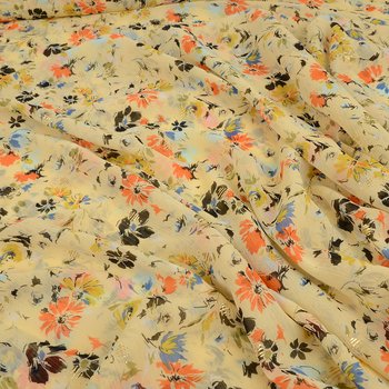 CHIFFON -  FLORALS YELLOW