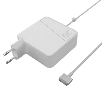 Green Cell Macbook Pro Laddare 60W, MagSafe 2, 4.6A – Vit