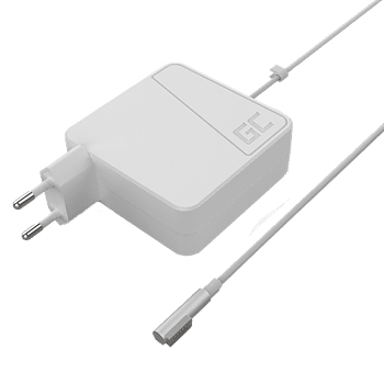 Green Cell Macbook Air Laddare 45W, MagSafe 3.1A – Vit