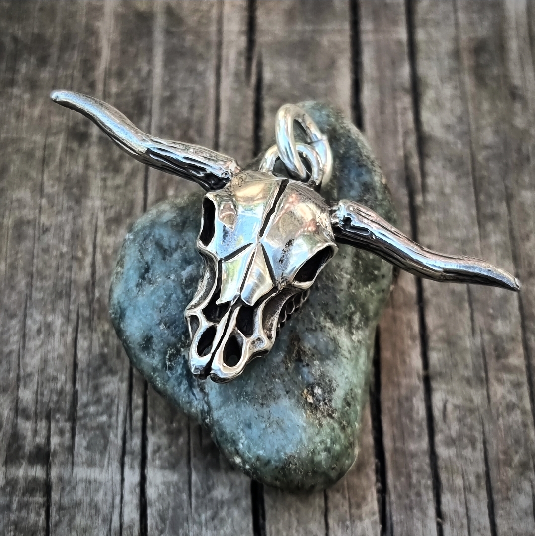 Hänge 925 Silver - Longhorn Bull