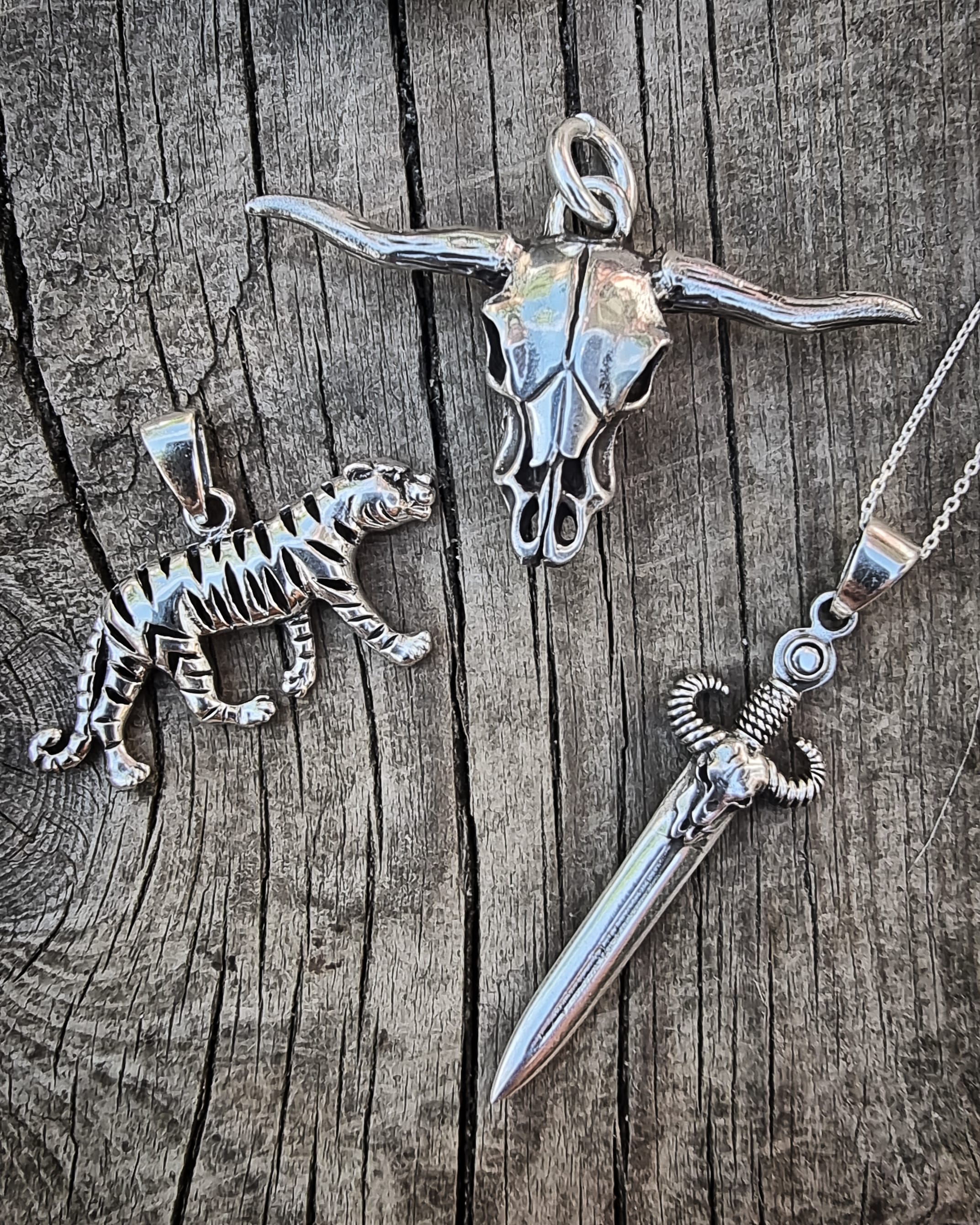 Hänge 925 Silver - Longhorn Bull - 3