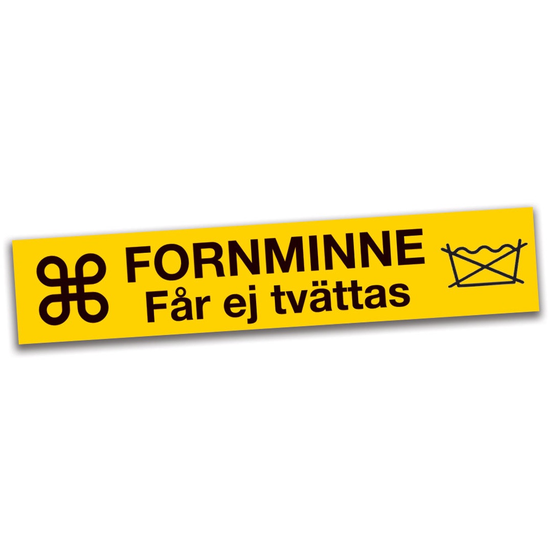 Fornminne - Klisterdekal