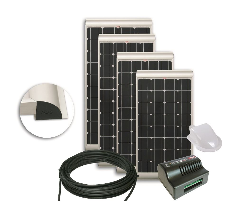 Solpanelskit 100W med MPPT regulator