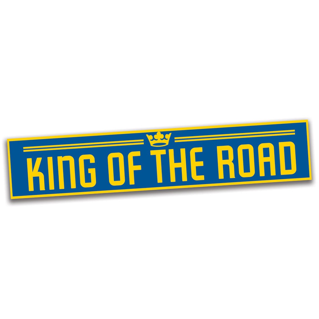 King of the road - Klisterdekal