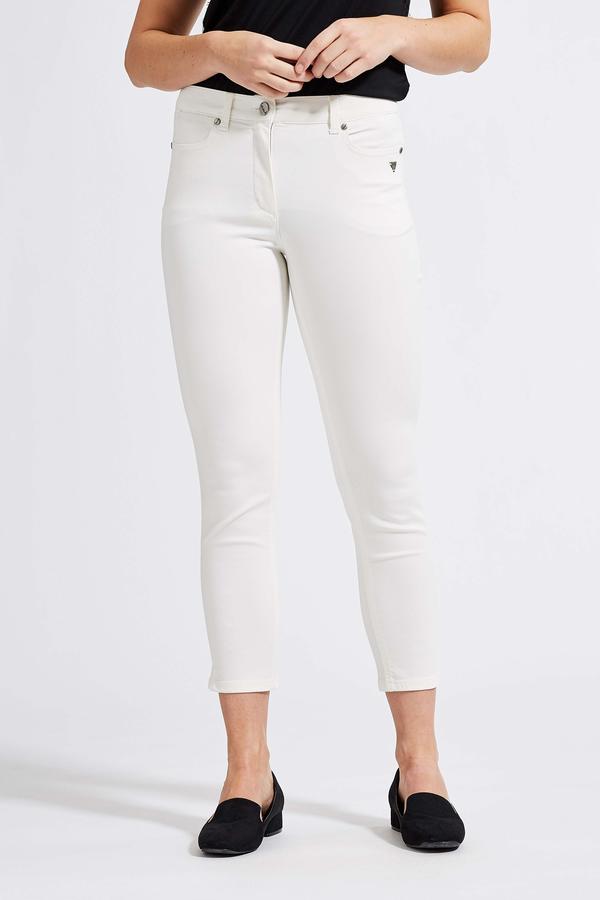 Amy Slim Cropped - Ecru (ca 67 cm)  - Stl. 36 - LauRie