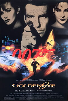 JAMES BOND OO7 - GOLDENEYE (1995) Autograf PIERCE BROSNAN