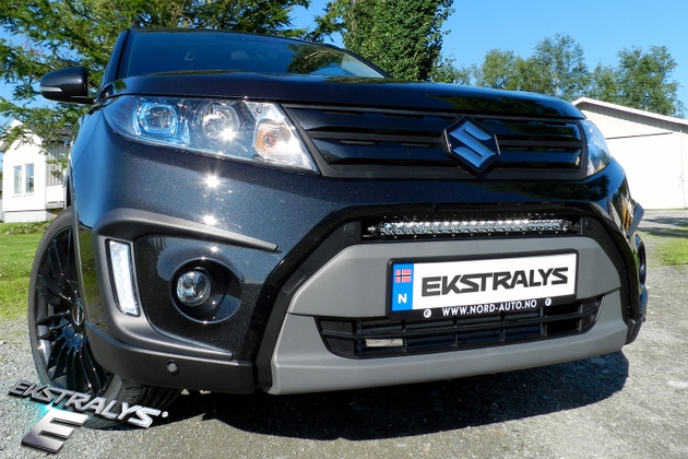 Rigid SR20 Kombo LED fjernlys, godkjent fjernlys, 7500 lumen, Kombinert lysbilde. - 7