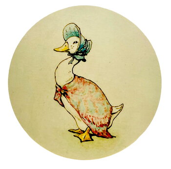 Pelle Kanin Glasunderlägg - Jemaima Duck