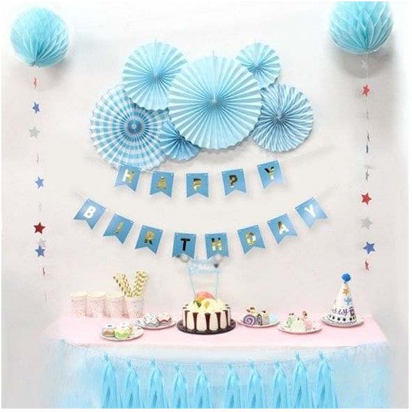 VIMPEL | Happy birthday | Blå ljusblå