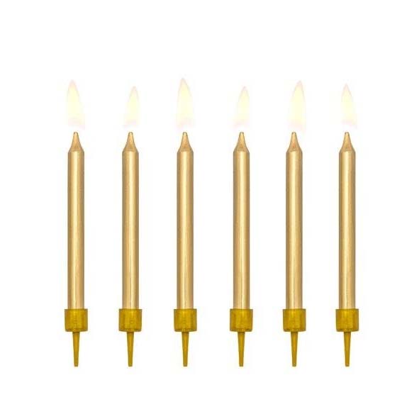 TÅRTLJUS | 6-pack | Guld