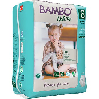 Blöja BAMBO Nature Pant S6 15+kg