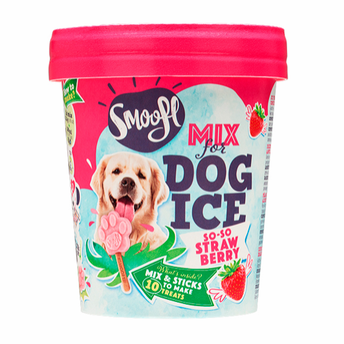 Smoofl Ice Traet Mix Jordgubbe 105 Gram 