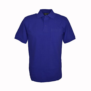 Pikétröja Herr/Unisex - royalblå