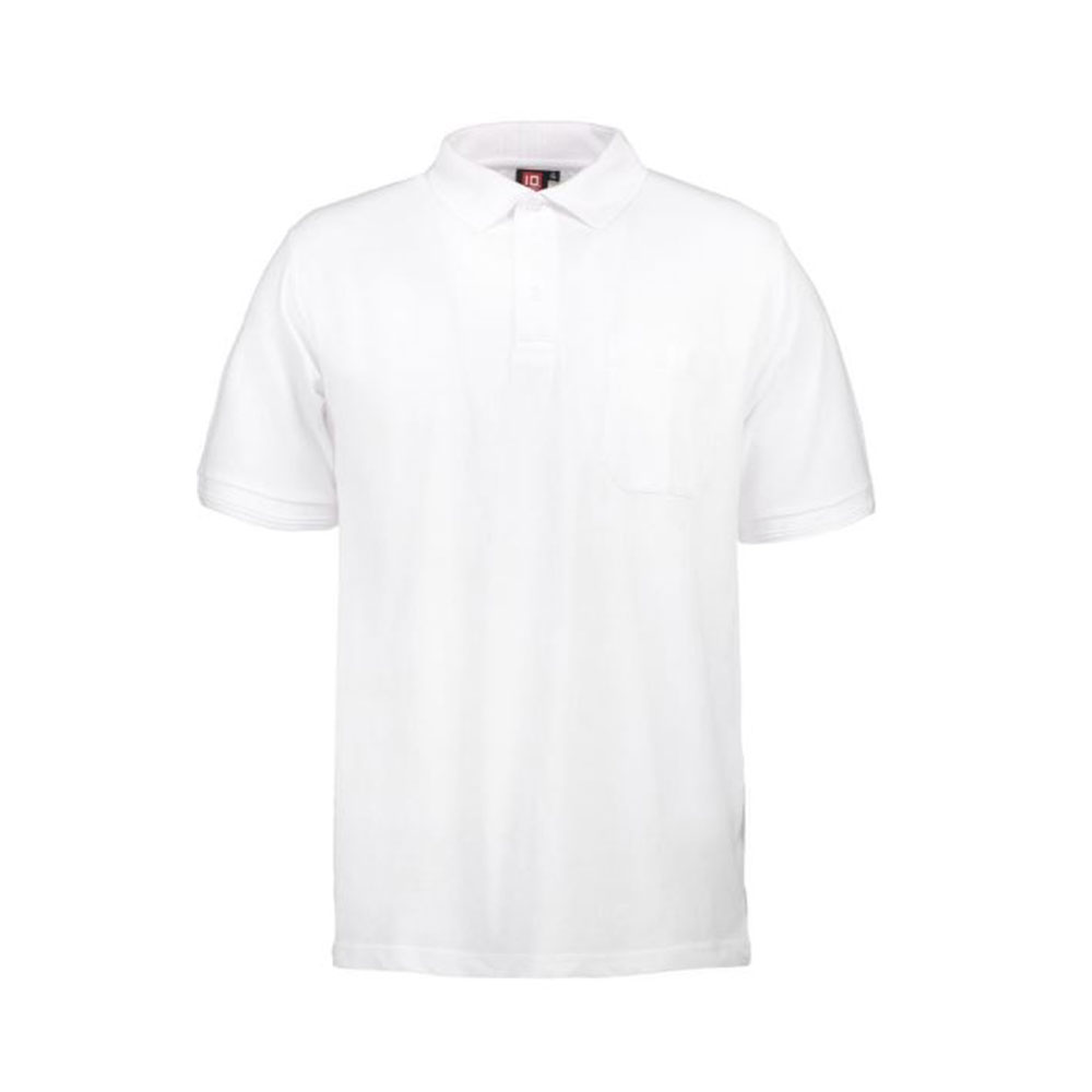 Pikétröja Herr/Unisex - vit
