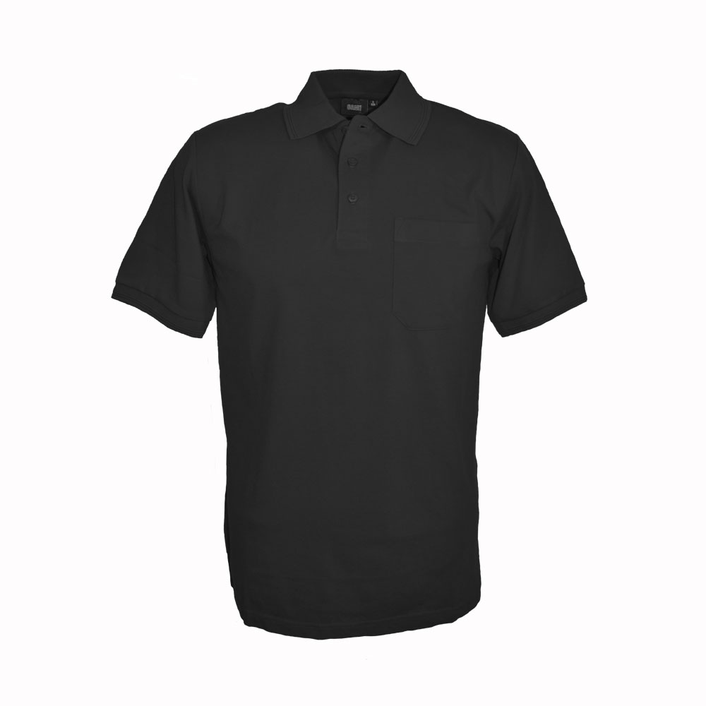 Pikétröja Herr/Unisex - svart