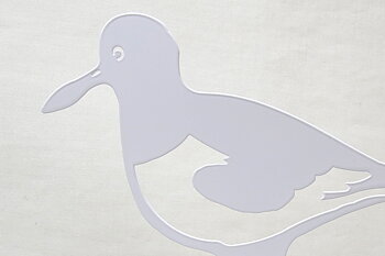 Oystercatcher metal 40x41 cm