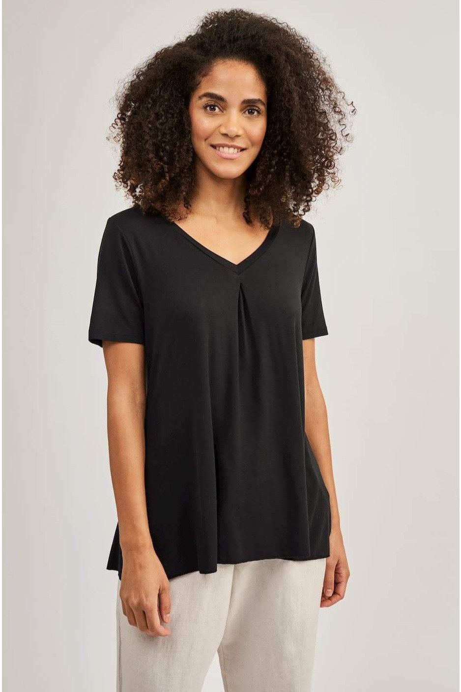 ANYA TOP - SVART