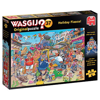 Wasgij Original # 37 Holiday Fiasco 1000 Bitar Jumbo