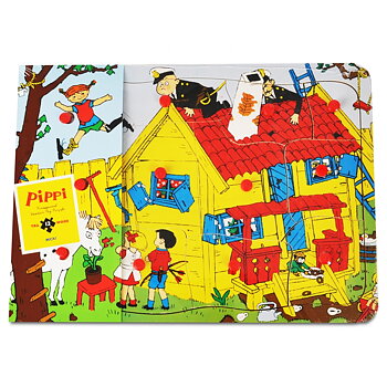 Pippi peg puzzle, 12 pcs
