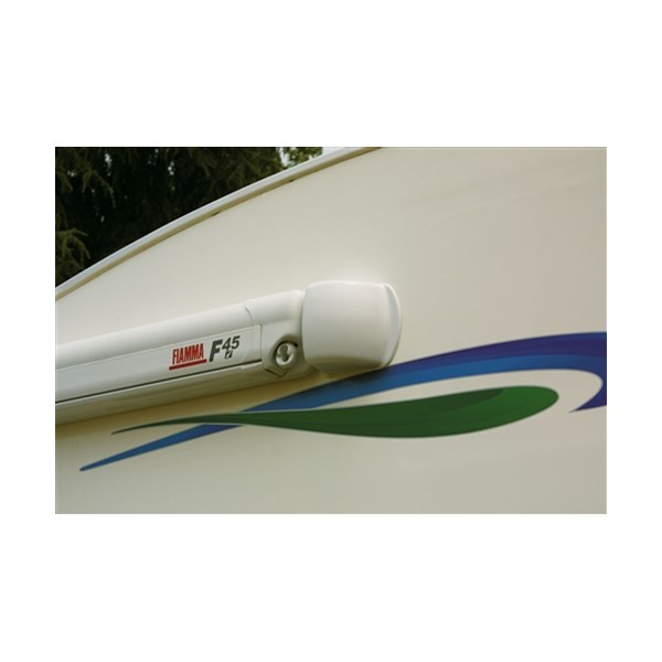 Vindbrusspoiler för markisbox