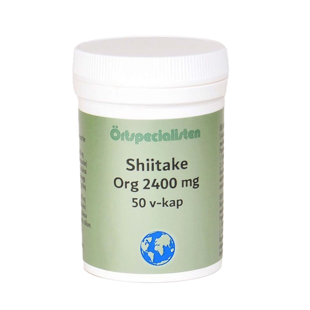 Shiitake 2400 mg 50 kap Örtspecialisten