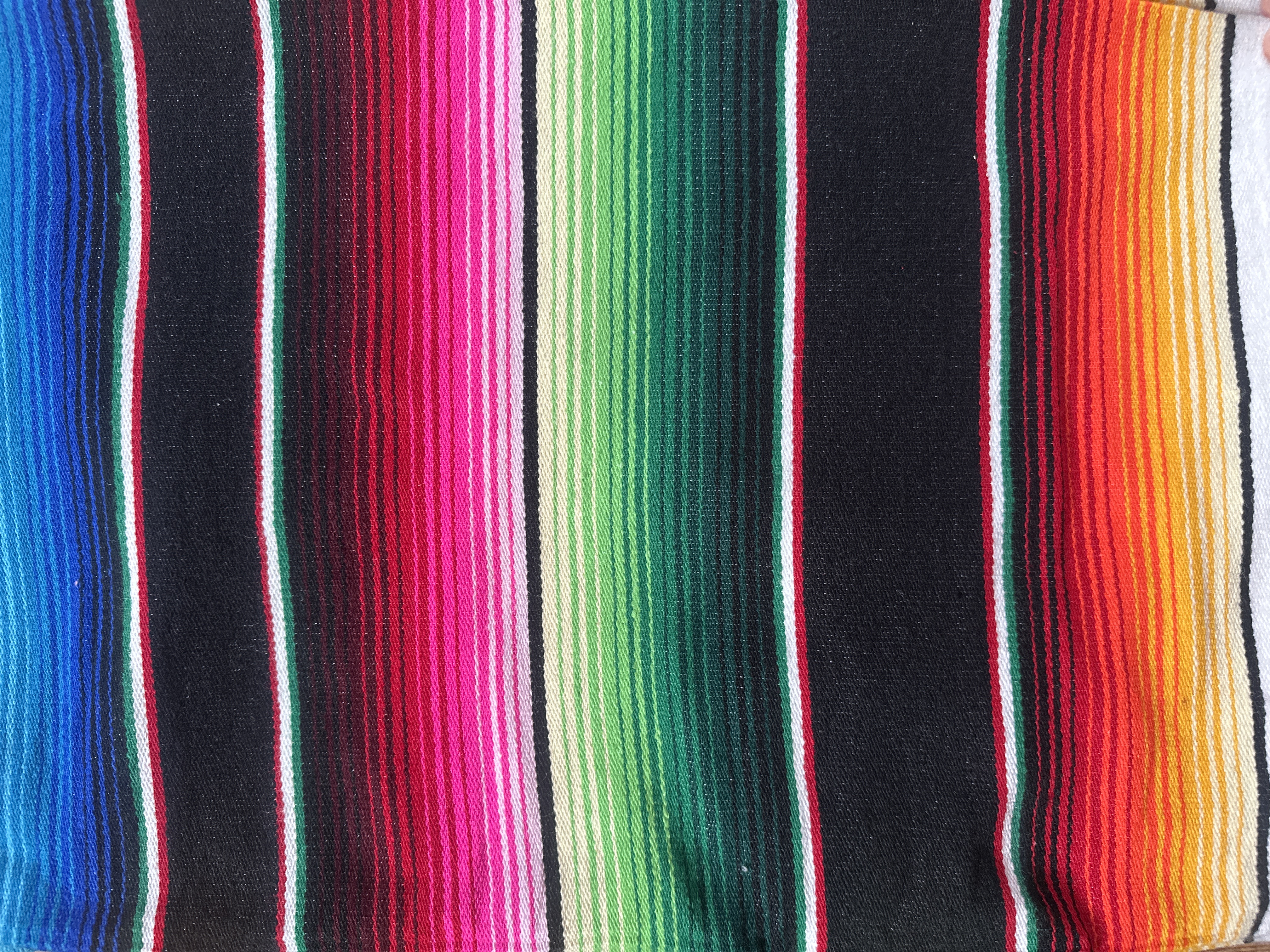 Mexicofilt Serape svart - 2