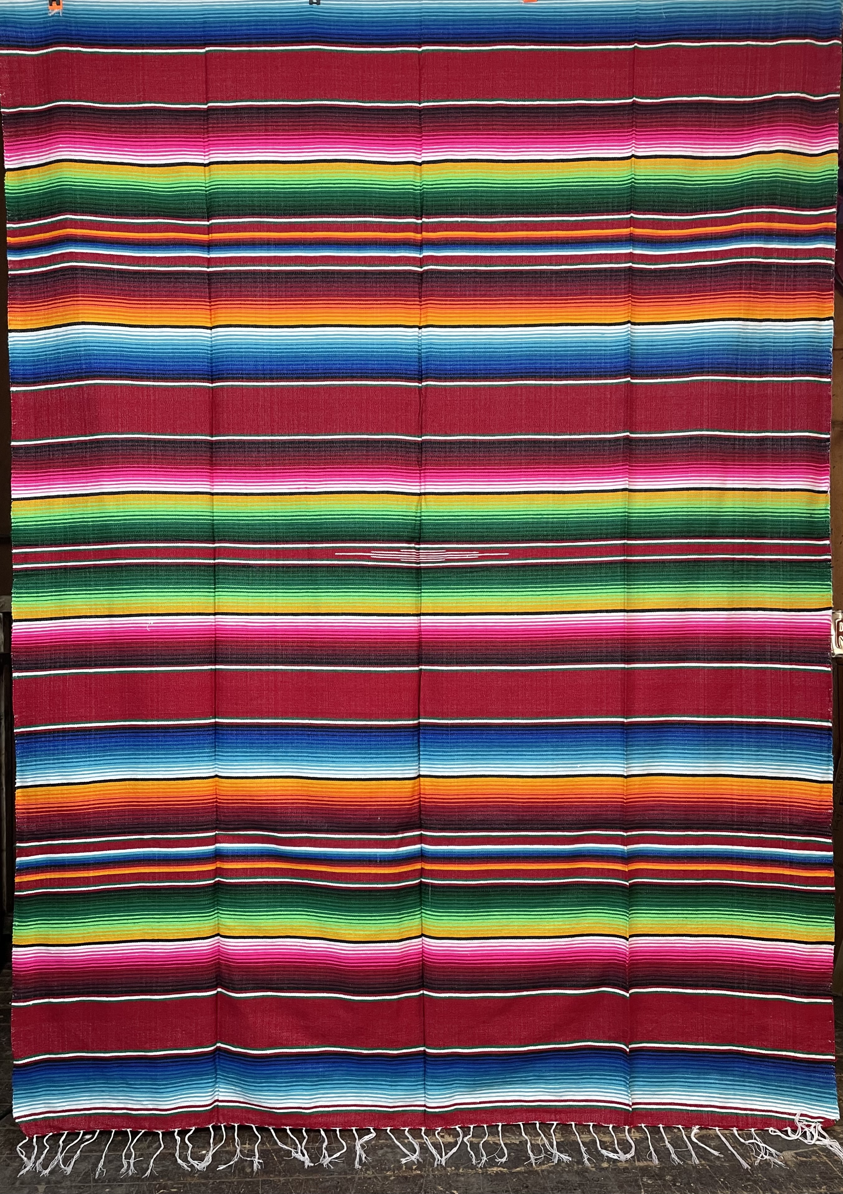 Mexicofilt Serape röd