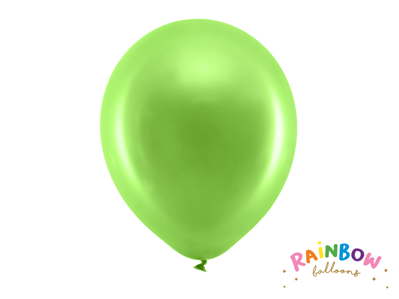 BALLONGER | 10-pack | Grön metallic