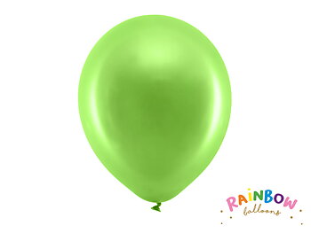 BALLONGER | 10-pack | Grön metallic