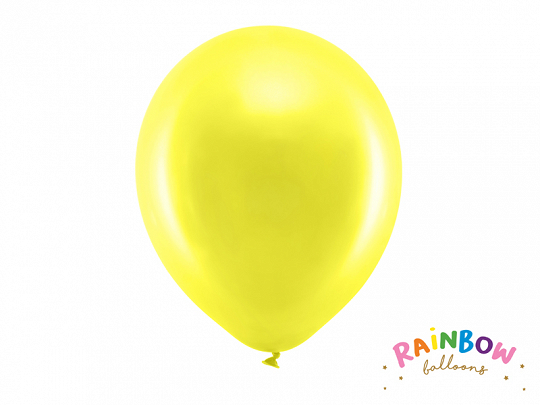BALLONGER | 10-pack | Gul metallic