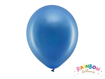 BALLONGER | 10-pack | Blå metallic