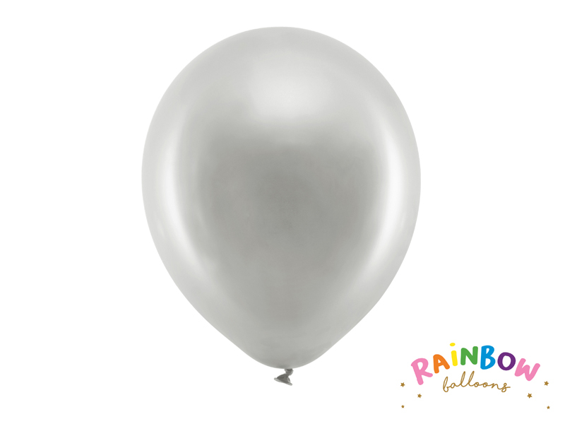 BALLONGER | 10-pack | Silver metallic