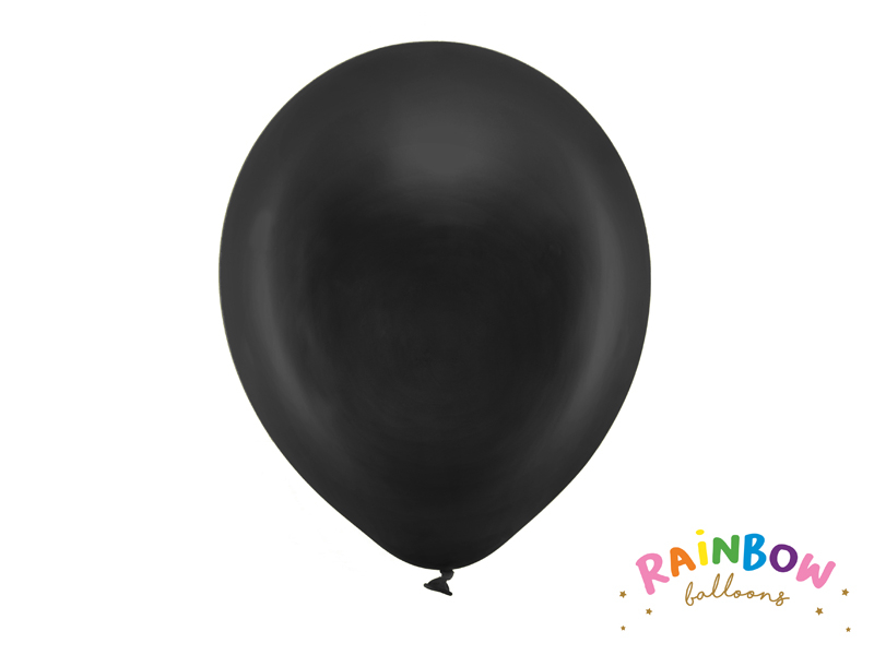 BALLONGER | 10-pack | Svart metallic