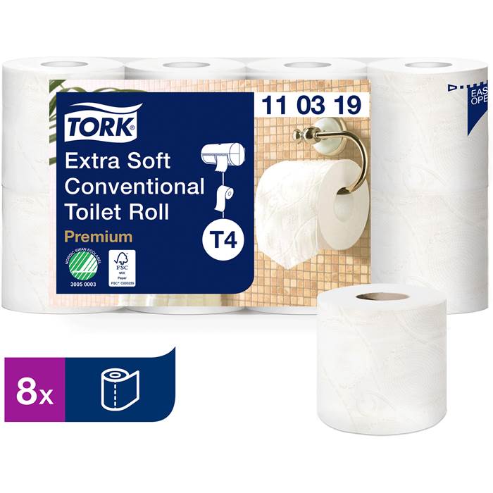 Toalettpapper T4 Prem 3L 56/fp - 4